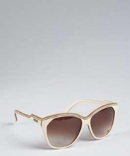 Chloe ivory acrylic cat eye sunglasses  