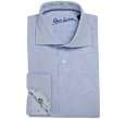 robert graham blue tonal print brandon french cuff shirt