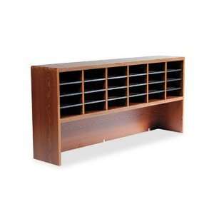   Partition Shelf Desktop Organizer, Medium Oak