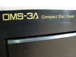 Rare 1980s Vintage Nakamichi OMS 3A Compact Disc Player  
