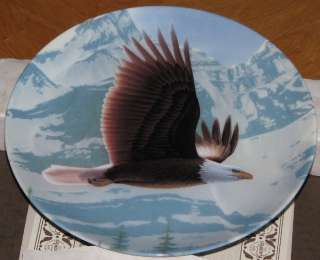 Majestic Birds of Prey Daniel Smith Plate 1988 Knowles  