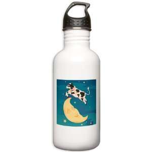   Stainless Water Bottle 1.0L Cow Jumped Over the Moon 