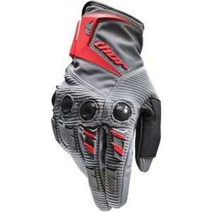  Thor Ride Motocross Gloves Charcoal/Red Extra Large 