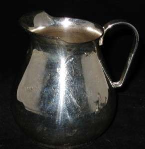 Silver Plate Creamer, marked EL, Italy with Crown  