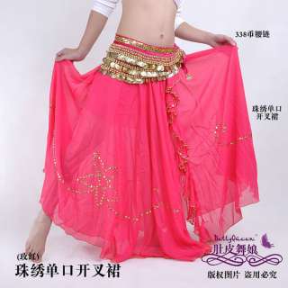 New belly dance Costume bead embroider  skirt    