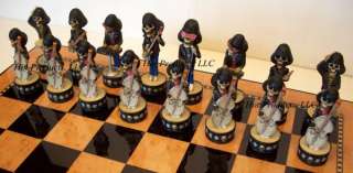 SKELETON BAND set of skull chess men pieces NEW  