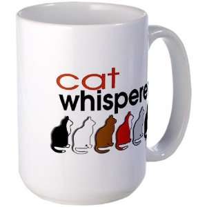  cat whisperer Pets Large Mug by  Kitchen 