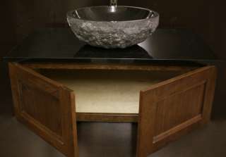 Kraftmaid Cherry Vanity Sink Floating Base 36 Granite top Included In 