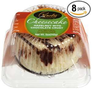 Pamelas Products Hazelnut Cheesecake , Chocolate Crust, 3 Inch Cakes 