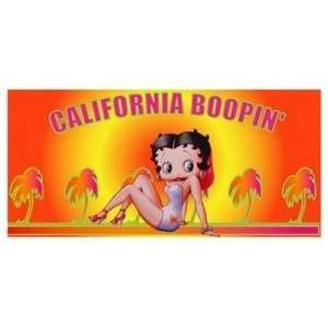 Betty Boop California Boopin Beach Towel