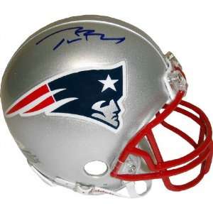  Tom Brady New England Patriots Autographed Mini Helmet 