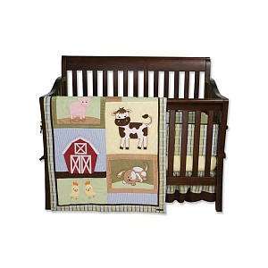  Baby Barnyard 4 Piece Crib Bedding Set by Trend Lab Baby