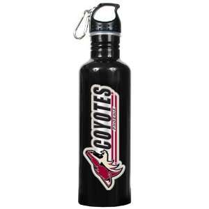   Phoenix Coyotes 26oz Black Stainless Steel Water Bottle Sports