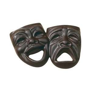  Drama Mask    3 oz Custom Chocolate Comedy & Tragedy 3D 