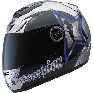  Scorpion EXO 700 Hollywood Helmet   X Large/Blue 