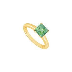  Emerald Ring  14K Yellow Gold   0.75 CT TGW Jewelry