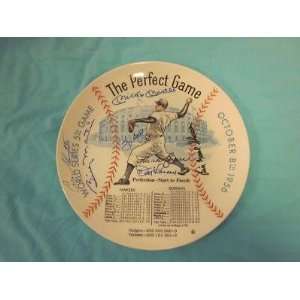  Don Larsen Perfect Game Plate 8 Sigs Mantle PSA/DNA LOA 