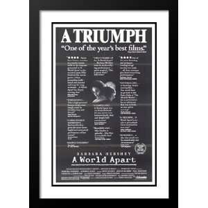World Apart 20x26 Framed and Double Matted Movie Poster   Style A 