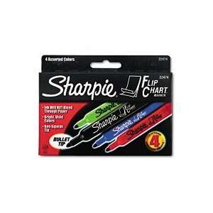 Sharpie® Flip Chart® Marker, Four Color Set 