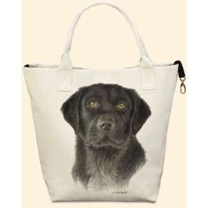 Black Lab Canvas Carryall by Fiddlers Elbow   T703  