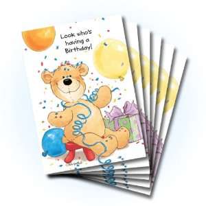  Suzys Zoo Happy Birthday Greeting Card 6 pack 10221 
