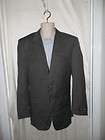   HICKEY FREEMAN Oakbrook Gray w Pinstripes 2Bttn Suit Jacket Blazer 41L