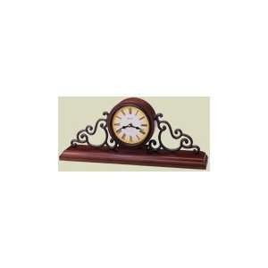  Bulova Scroll 19 Wide Mantel Chime Clock