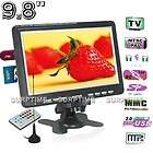   Wide Mini TFT LCD Analog TV Color Car Monitor Support SD/MMC + AVI/