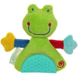  Capelli New York Frog Rattle Toy With Soft Rubber Teether 
