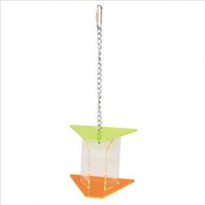 Cage Co. HB011 Acrylic Triangle Treat Holder  Kitchen 