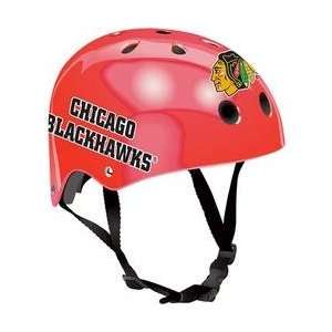 Wincraft Chicago Blackhawks Multi Sport Bike / Skate Helmet   Chicago 