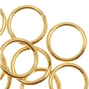 22K Gold Plated Closed 8mm Jump Rings 19 Gauge (20) Arts 