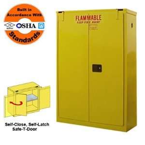  Self Close Self Latch Safety T Door 45 Gallon Flammable Storage 