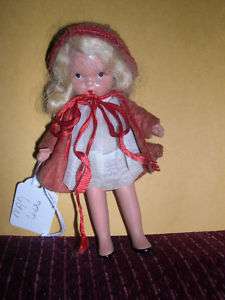 Nancy Ann Storybook Pudgy Doll Margie Ann Coat & Hat  