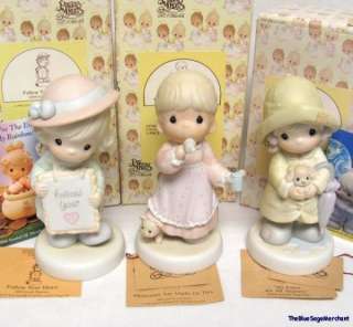 PRECIOUS MOMENTS EVENT FIGURINES LOT OF 3 1993 1994 1995  