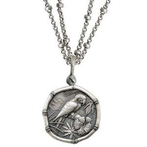 Guy Harvey 25mm Macaw Double Chain Necklace
