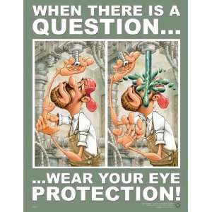 National Safety Compliance Eye Protection Poster   24 X 32 Inches 