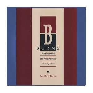 Burns Brief Inventory of Communication and Cognition Complete Kit 