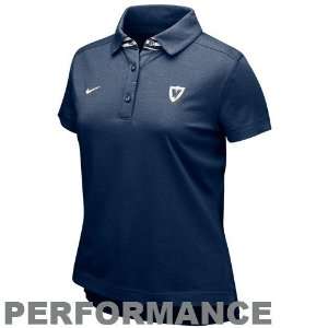   Wildcats Ladies Navy Blue As If Performance Polo