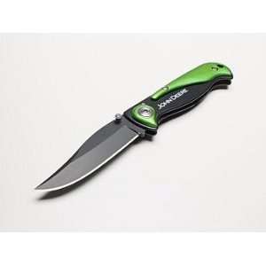   John Deere Folding Pocket Knife with Serrated Blade
