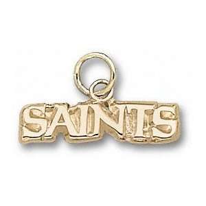 New Orleans Saints 14K Gold SAINTS 3/16 Pendant  