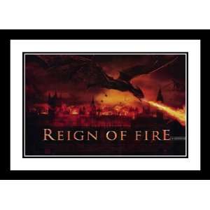  Reign of Fire 32x45 Framed and Double Matted Movie Poster 