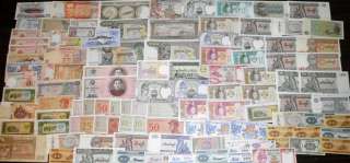 COLLECTION OF ASIA PAPER MONEY 100+  