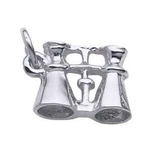  Rembrandt Charms Binoculars Charm, Sterling Silver 