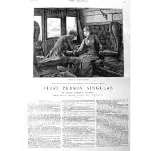   Illustration Story Man Lady Train Railway Fine Art
