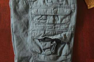 NWT IRON JEANS cargo shorts with belt for men  