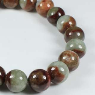   of Rare Round Beads 7 Red Bracelet Natural A Jadeite Jade