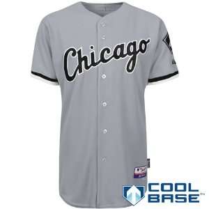  Chicago White Sox Authentic Road Cool Base Jersey   Grey 