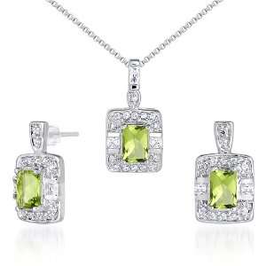  Designed just for You 2.00 carats Radiant Cut Peridot 