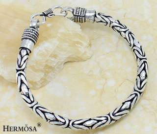   Pure Mens Snake Chain. Sterling Silver Bracelet 152.5ct Father GIFT 8